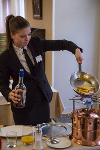 flambage de crêpes